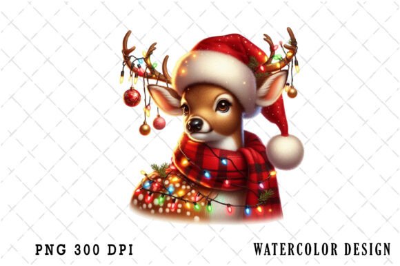 Download Funny Christmas Reindeer Clipart Bundle - Deer Collection