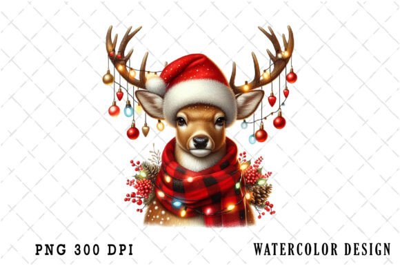 Download Funny Christmas Reindeer Clipart Bundle - Deer Collection