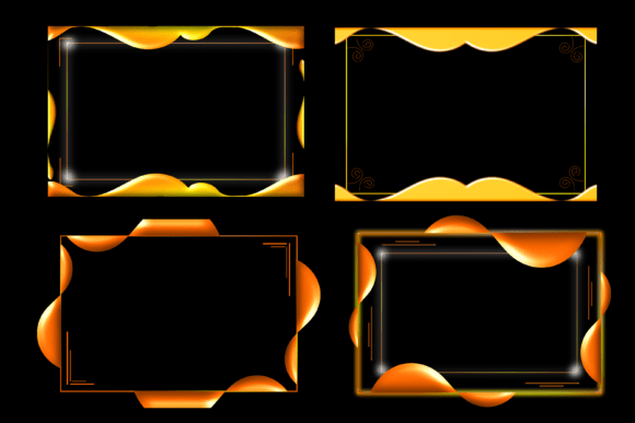 Download Gold Frames Border Template - Template Collection