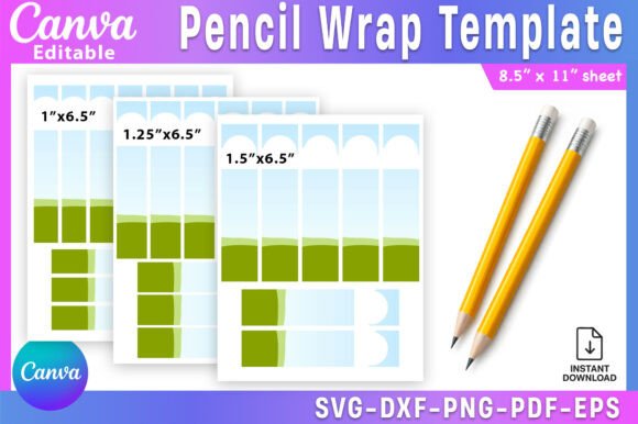 Download Pencil Label Template, Editable Canva - Template Collection