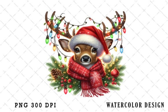 Download Funny Christmas Reindeer Clipart Bundle - Deer Collection
