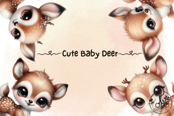 Download Cute Baby Deer - Clipart - Deer Collection