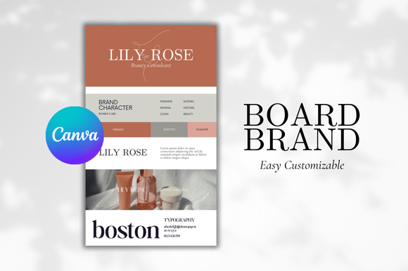 Download Brand Board Canva Template - Template Collection