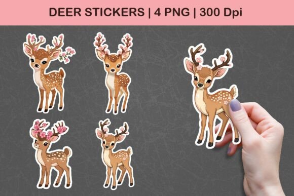 Download Deer Stickers | Cute Deer PNG Illustrati - Deer Collection