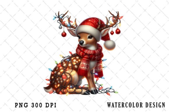 Download Funny Christmas Reindeer Clipart Bundle - Deer Collection