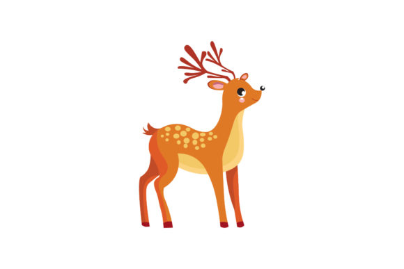 Download Cute Animal Deer Illustrations Vector - Deer Collection