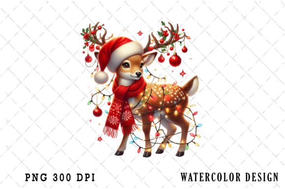 Download Funny Christmas Reindeer Clipart Bundle - Deer Collection