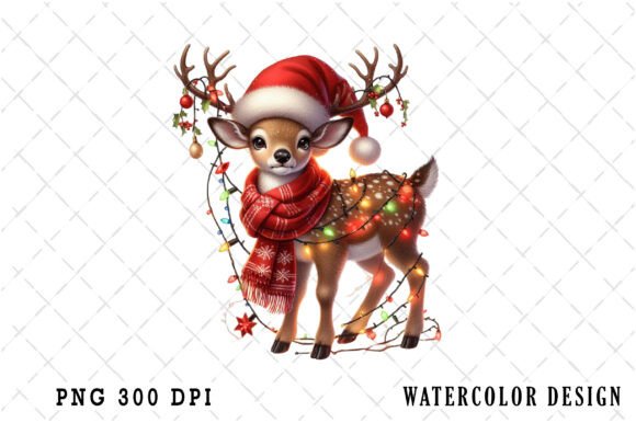 Download Funny Christmas Reindeer Clipart Bundle - Deer Collection
