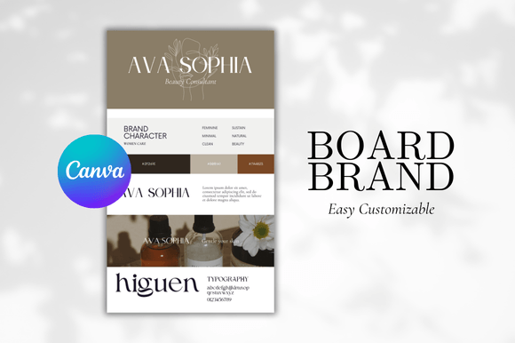 Download Brand Board Canva Template - Template Collection