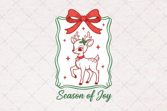 Download Christmas Reindeer Hand-Drawn Frame Png - Deer Collection