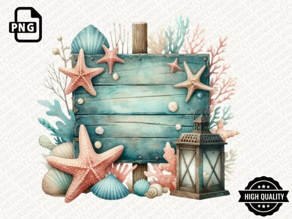 Download Watercolor Summer Beach Clipart PNG - Premium Bundle
