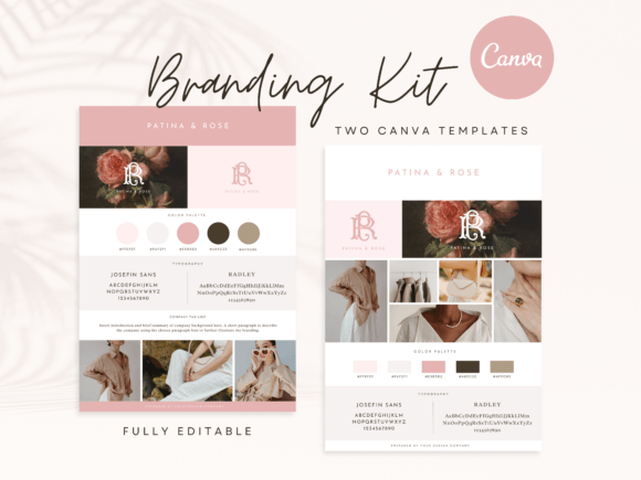 Download Canva Branding Kit Template Soft Pink - Template Collection
