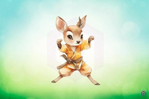 Download Kung Fu Deer Clipart PNG - Deer Collection