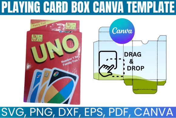 Download Playing Card Box Editable Canva Template - Template Collection