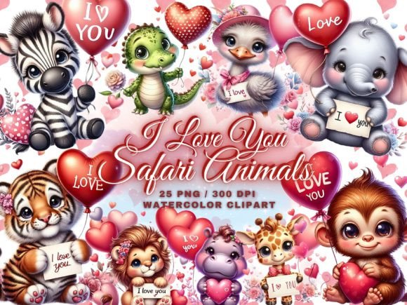 Download Safari Baby Animals Jungle Clipart PNG - Jungle clipart Collection