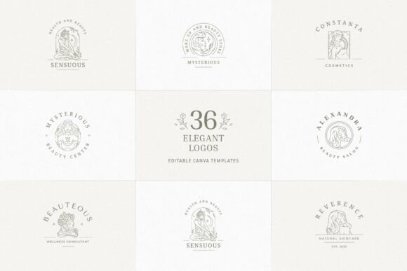 Download 36 Elegant Logo Templates | Canva - Template Collection