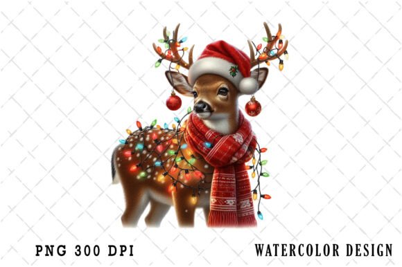 Download Funny Christmas Reindeer Clipart Bundle - Deer Collection