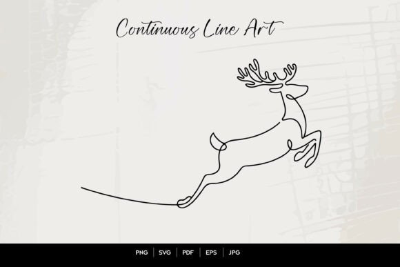 Download Continuous Line Deer SVG - Deer Collection