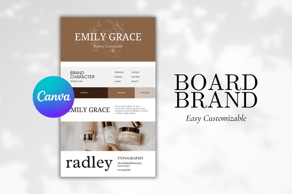 Download Brand Board Canva Template - Template Collection