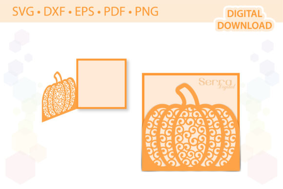 Download Pumpkin Fall Greetings Card Template - Template Collection