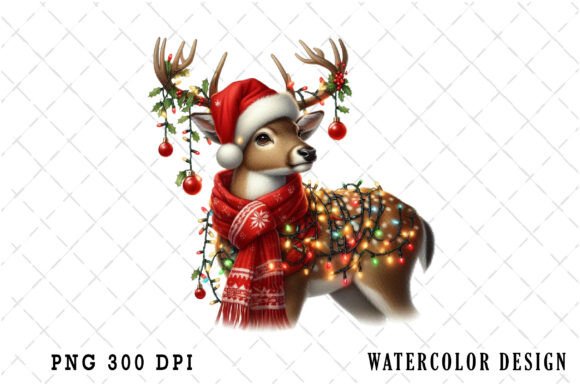 Download Funny Christmas Reindeer Clipart Bundle - Deer Collection
