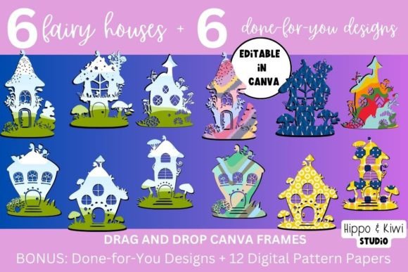 Download Fairy House Canva Frames Template - Template Collection