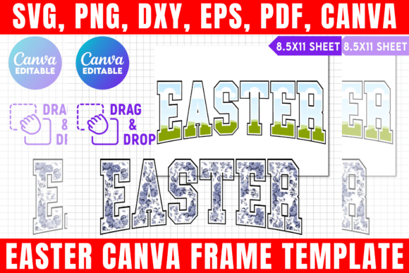 Download Easter Canva Frame Template - Template Collection