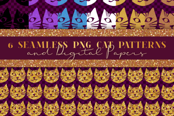 Download Funny Glitter Cat PNG Overlay Patterns - Overlay Collection