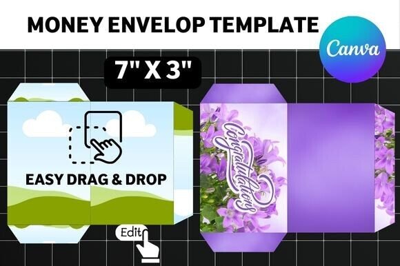 Download Editable Canva Money Envelope Template - Template Collection