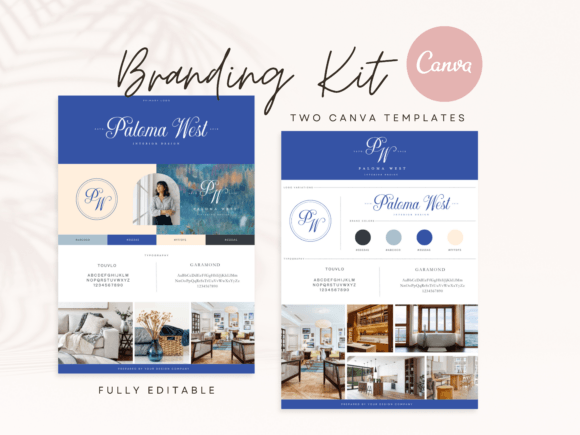 Download Brand Board Template Canva Branding Kit - Template Collection