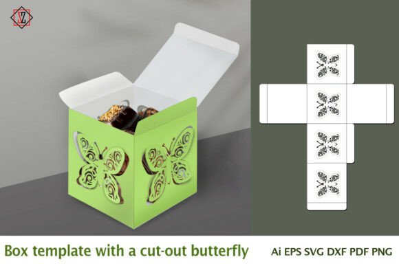Download Butterfly Cutout Box Template - Template Collection